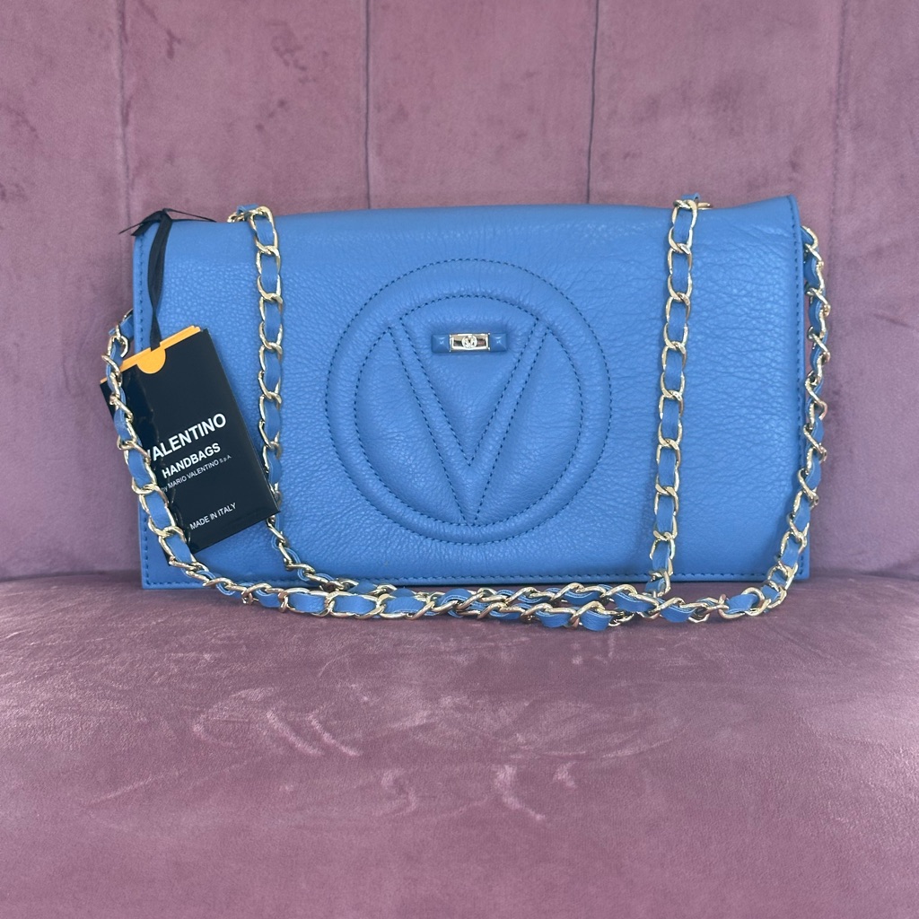 New Valentino By Mario Valentino Lena Leather Shoulder Bag